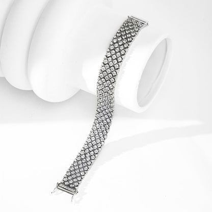 [Regalia Jewelry]Ornate Elegant Round Cut Party Bracelet