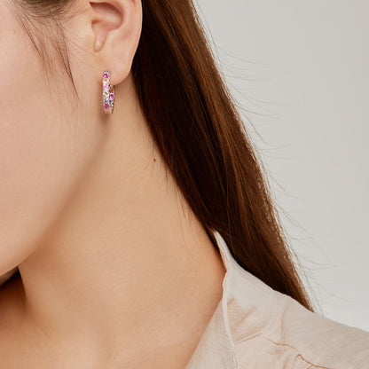[Regalia Jewelry]Unique Round Cut Daily Earrings