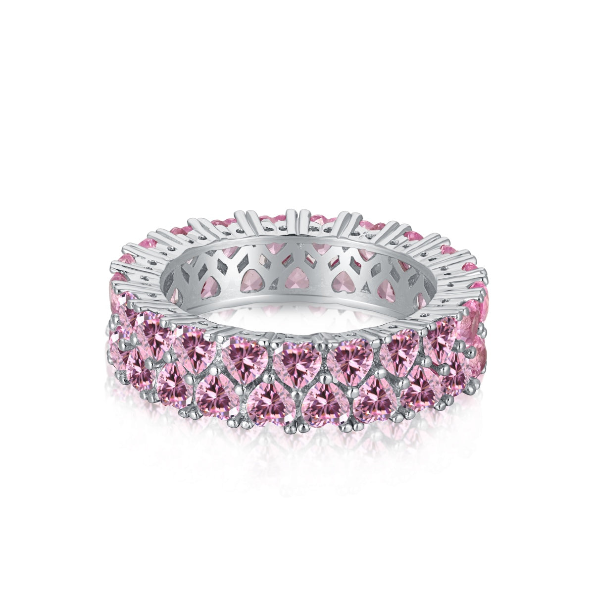 [Regalia Jewelry]Sparkling Full Heart Ring