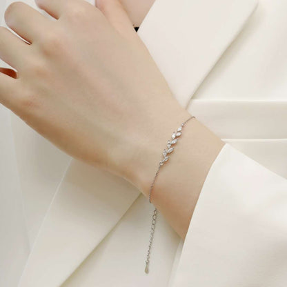 [Regalia Jewelry]Elegant Wheat Leaves Shape Bracelet