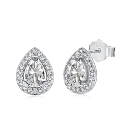 [Regalia Jewelry]Luxurious Water Drop Shape Earrings