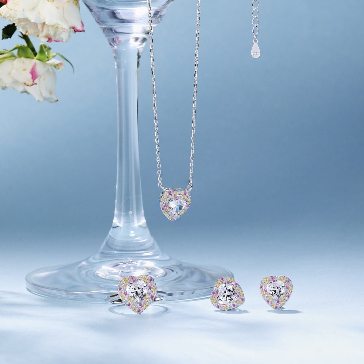 [Regalia Jewelry]Exquisite Heart Shape Necklace