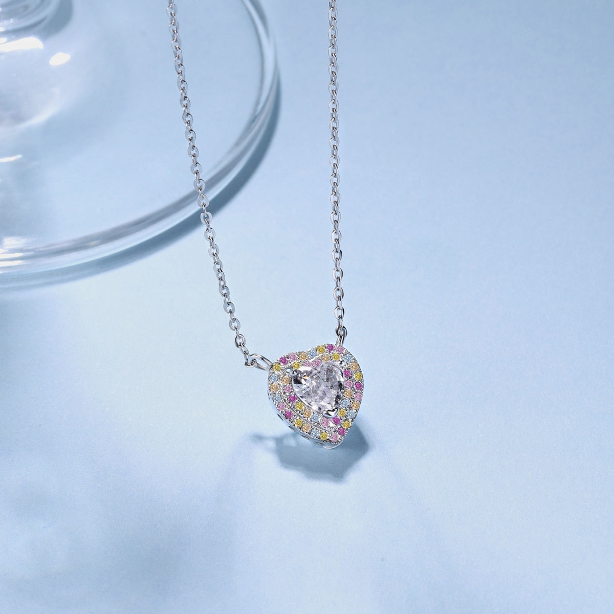 [Regalia Jewelry]Exquisite Heart Shape Necklace