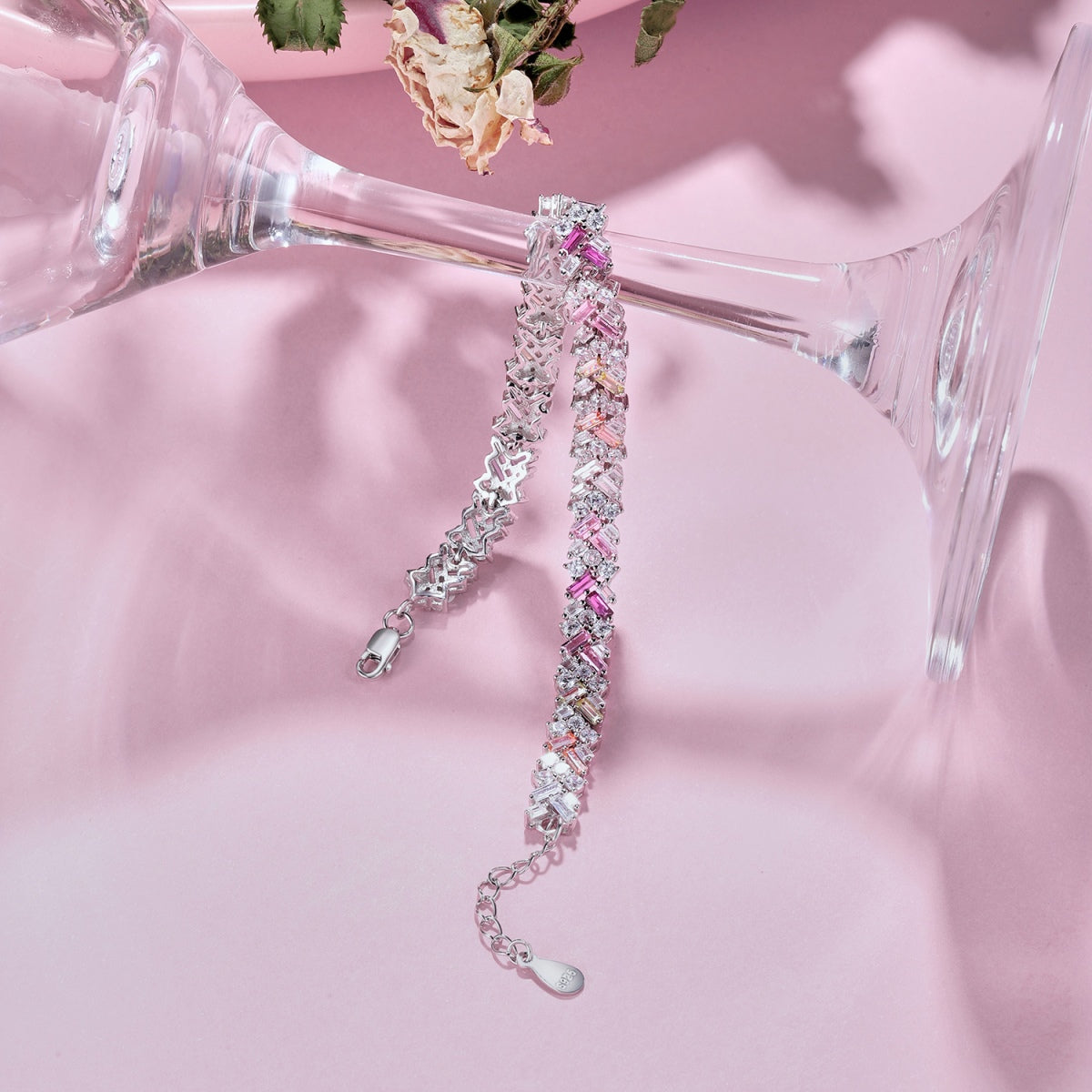 [Regalia Jewelry]Dazzling Unique Multi Shape Daily Bracelet