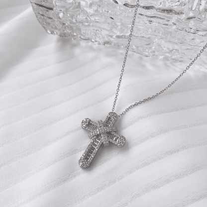 [Regalia Jewelry]Gypsophila With Dimonds Necklace