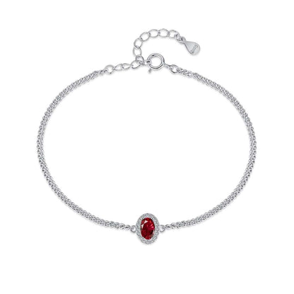 [Regalia Jewelry]Exquisite Oval Shape Bracelet