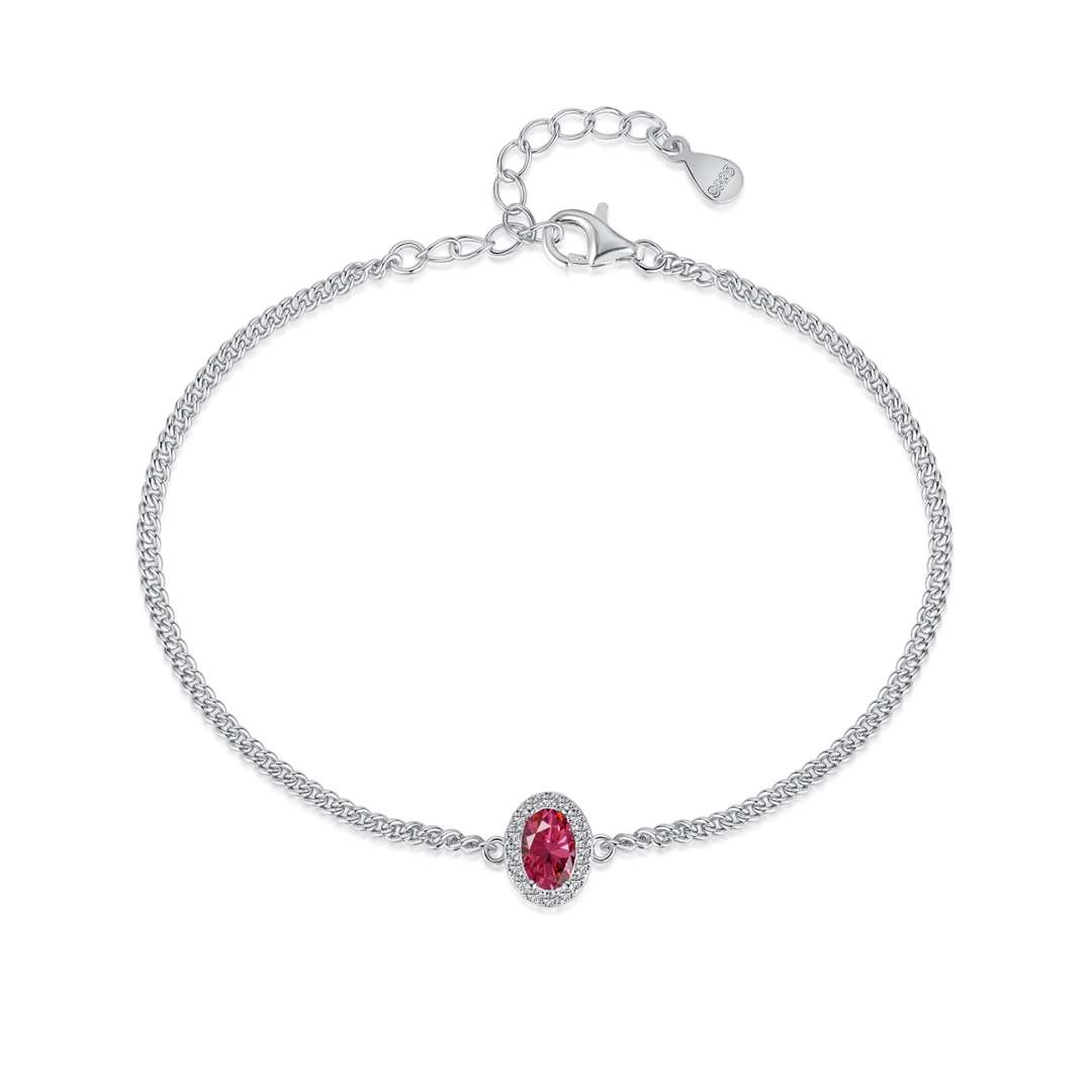 [Regalia Jewelry]Exquisite Oval Shape Bracelet