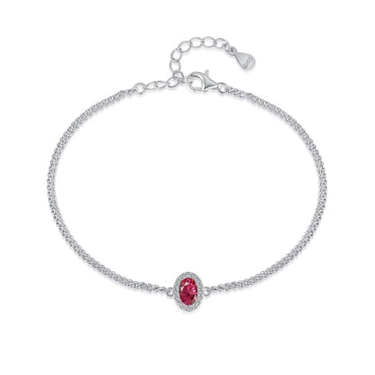 [Regalia Jewelry]Exquisite Oval Shape Bracelet