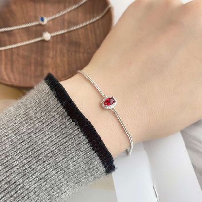 [Regalia Jewelry]Exquisite Oval Shape Bracelet