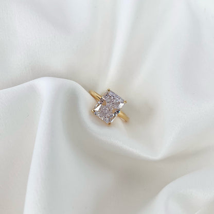 [Regalia Jewelry]4.0 Carat Ornate Enchanting Radiand Cut Banquet Ring