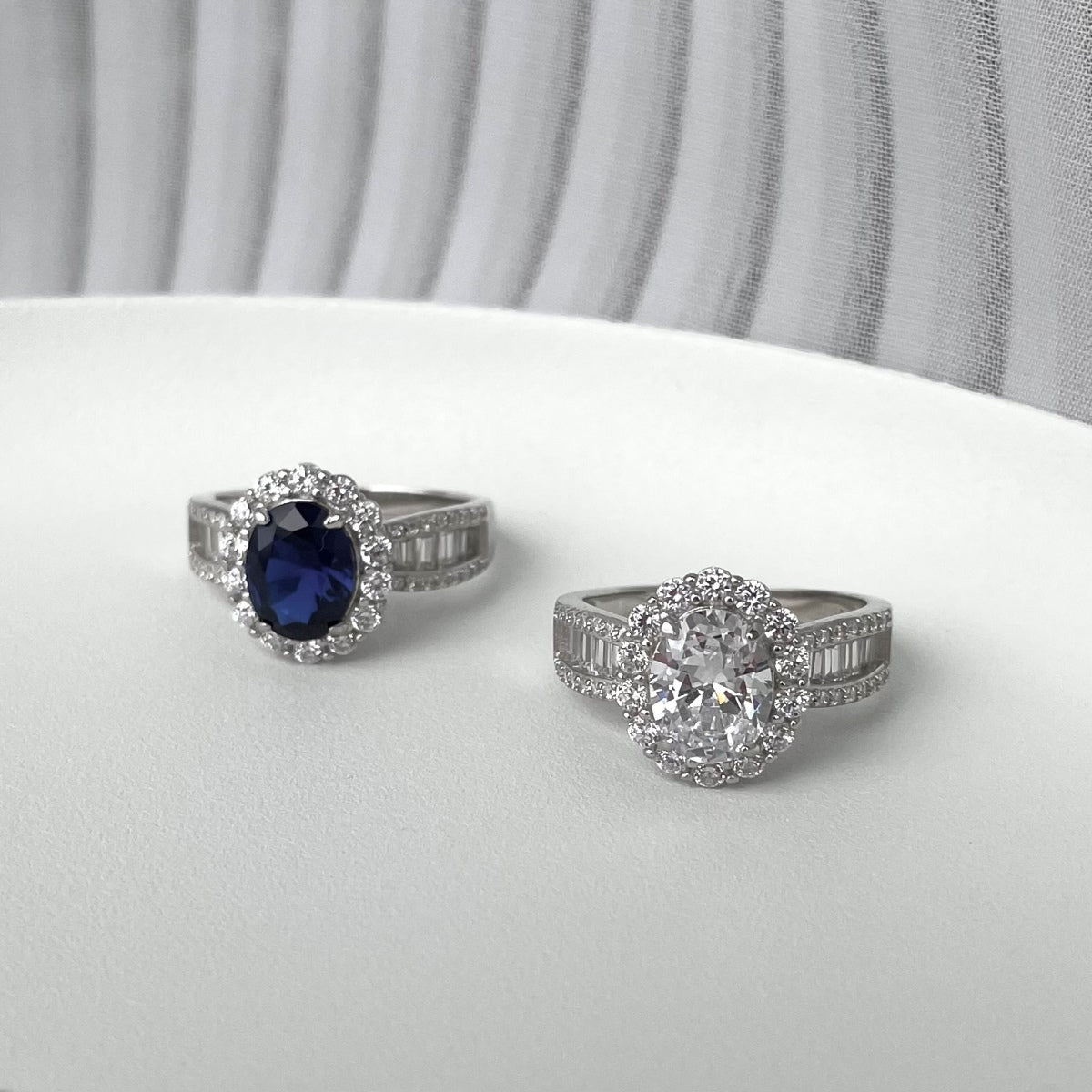 [Regalia Jewelry]1.5 Carat Dazzling Charming Oval Cut Banquet Ring