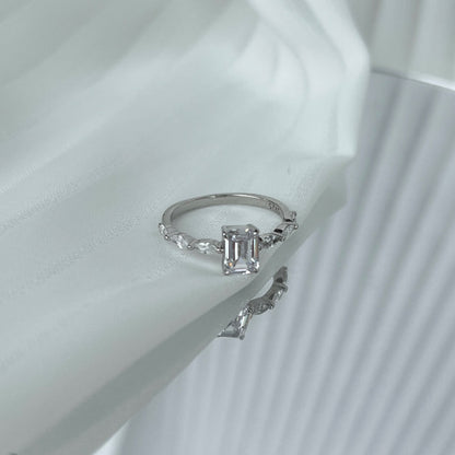 [Regalia Jewelry]1.0 Carat Dainty Resplendent Radiant Cut Daily Ring