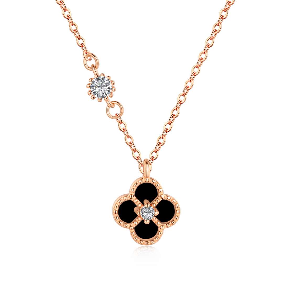 [Regalia Jewelry]Delicate Flower Shape Necklace