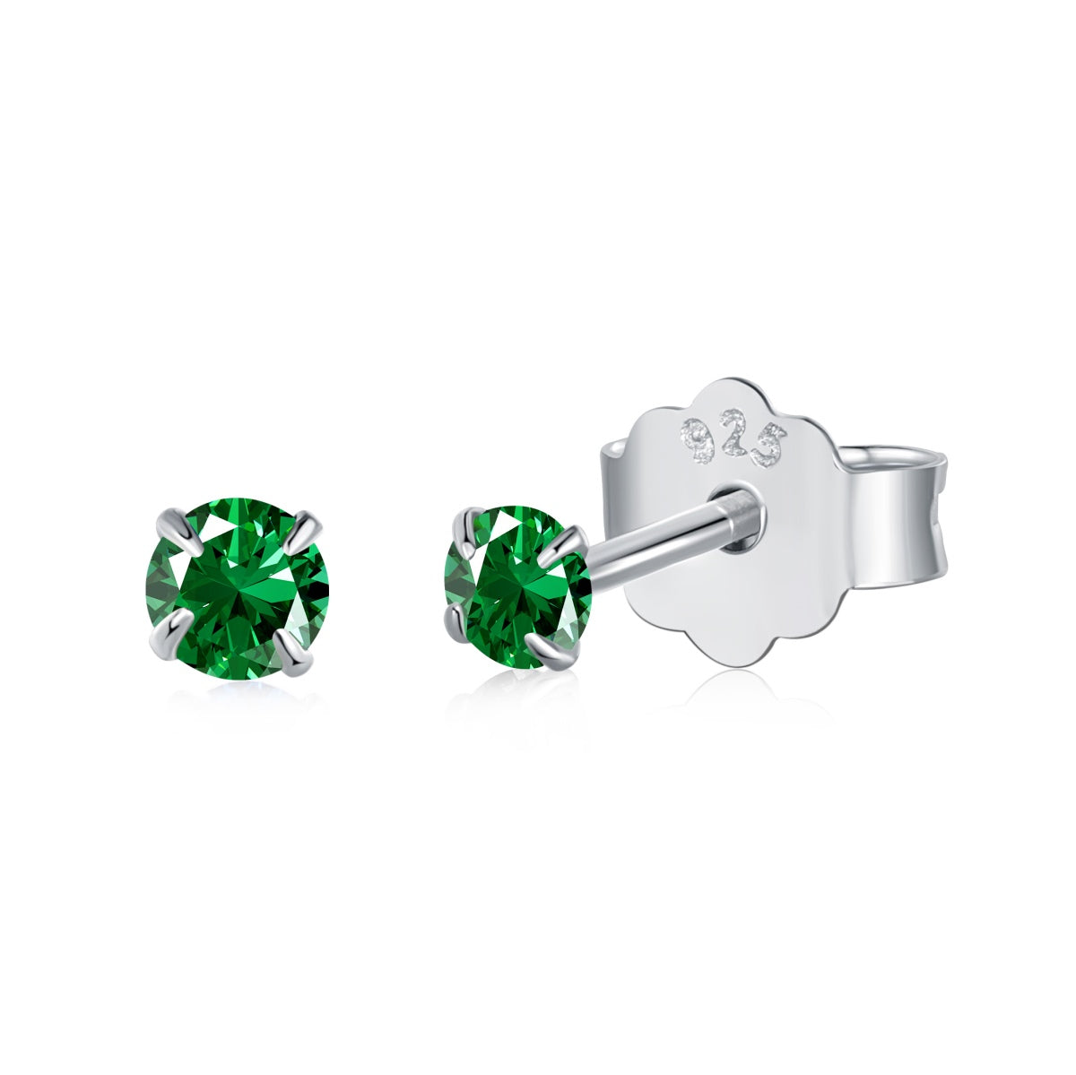 [Regalia Jewelry]Delicate Solitaire Earrings