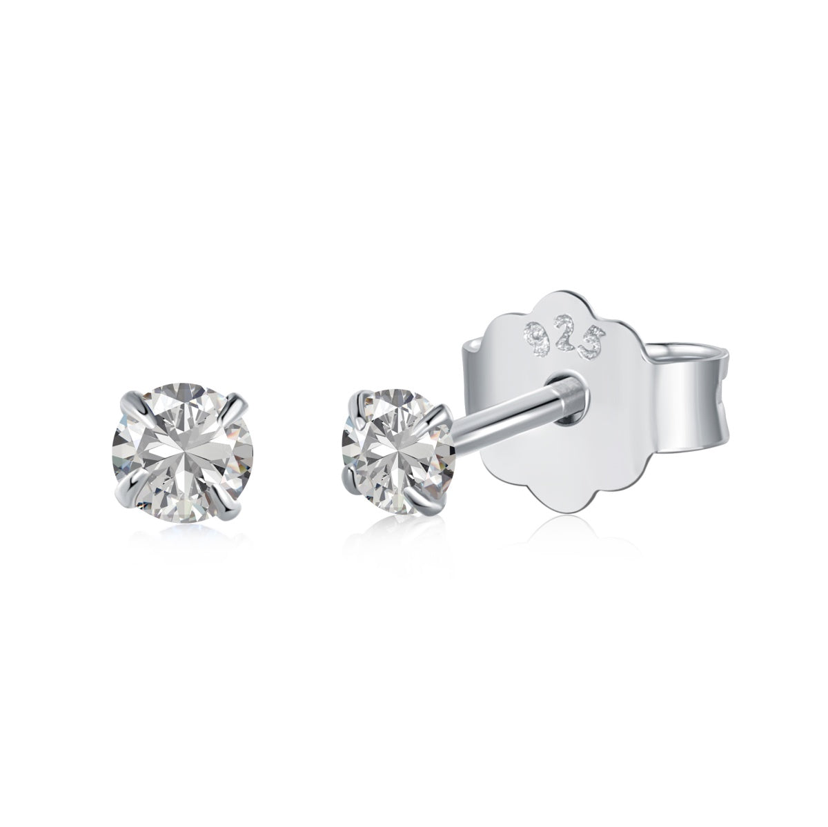 [Regalia Jewelry]Delicate Solitaire Earrings
