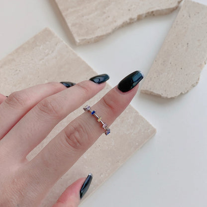 [Regalia Jewelry]Unique Trapezoid Cut Daily Ring