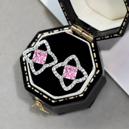 [Regalia Jewelry]Elegant Star Shape Princess Cut Daily Earrings