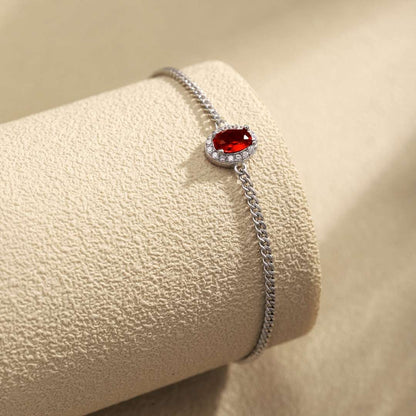 [Regalia Jewelry]Exquisite Oval Shape Bracelet