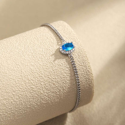 [Regalia Jewelry]Exquisite Oval Shape Bracelet