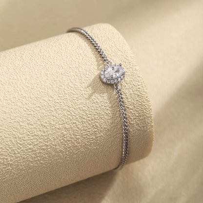 [Regalia Jewelry]Exquisite Oval Shape Bracelet