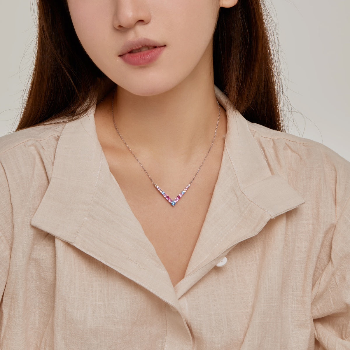 [Regalia Jewelry]Ornate Round Cut Necklace