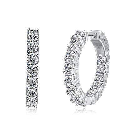 [Regalia Jewelry]Unique Round Cut Daily Earrings