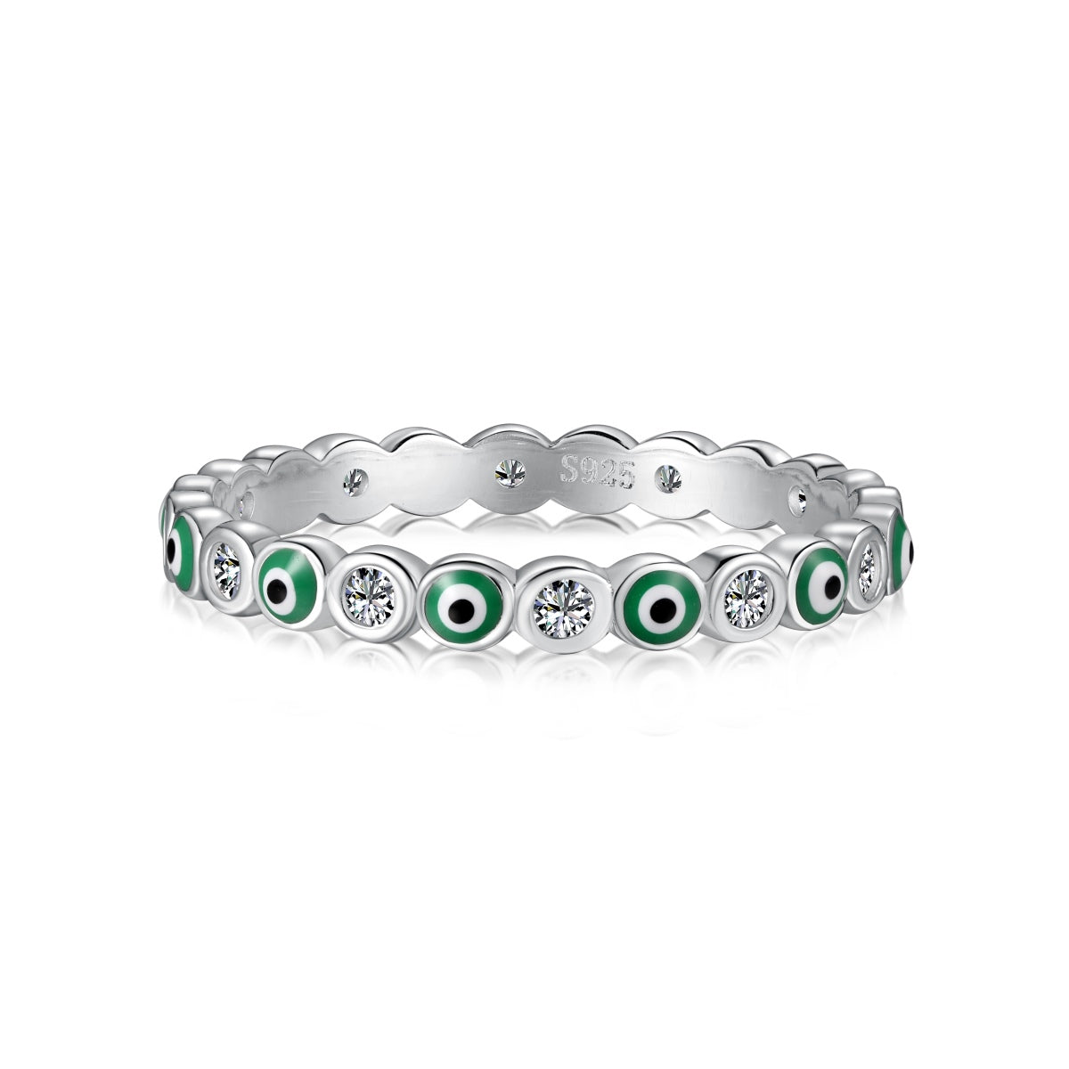 [Regalia Jewelry]Sparkling Vibrant Round Shape Daily Ring