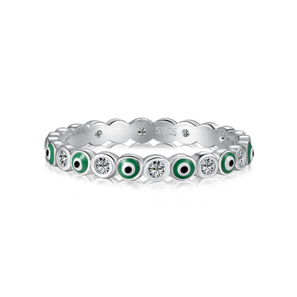 [Regalia Jewelry]Sparkling Vibrant Round Shape Daily Ring