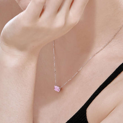 [Regalia Jewelry]Luxurious Square Shape Colorful Necalack