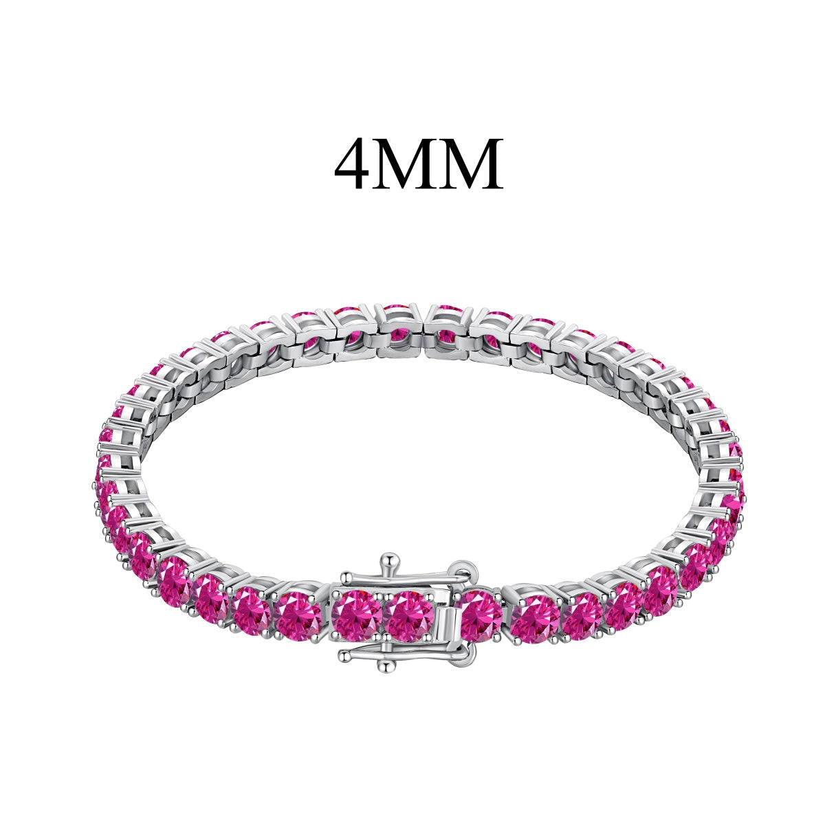 [Regalia Jewelry]Radiant Colorful Round Cut Party Bracelet