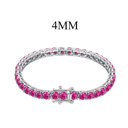 [Regalia Jewelry]Radiant Colorful Round Cut Party Bracelet
