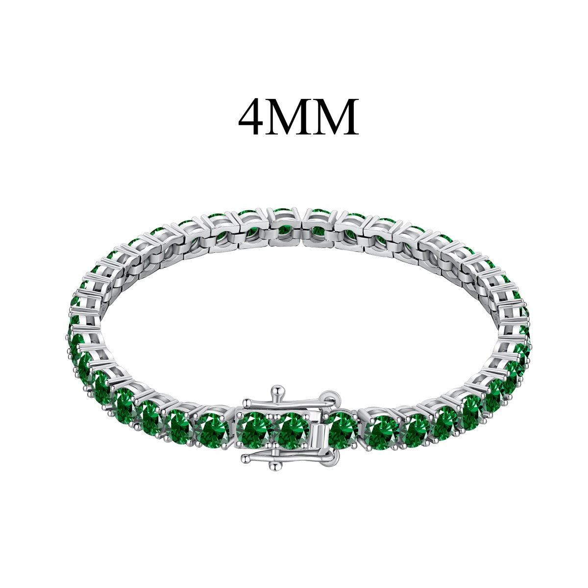 [Regalia Jewelry]Radiant Colorful Round Cut Party Bracelet