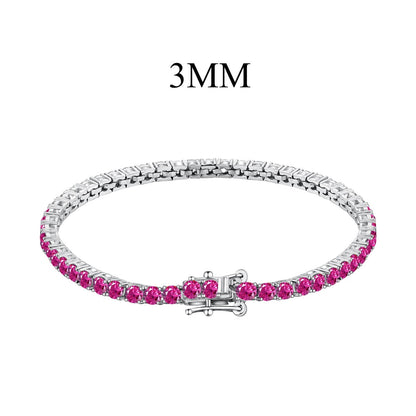[Regalia Jewelry]Radiant Colorful Round Cut Party Bracelet