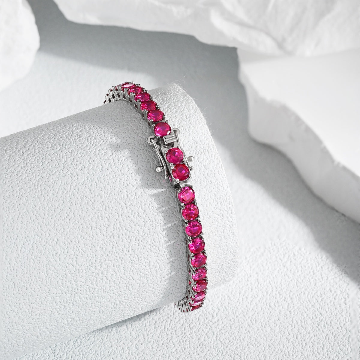 [Regalia Jewelry]Radiant Colorful Round Cut Party Bracelet