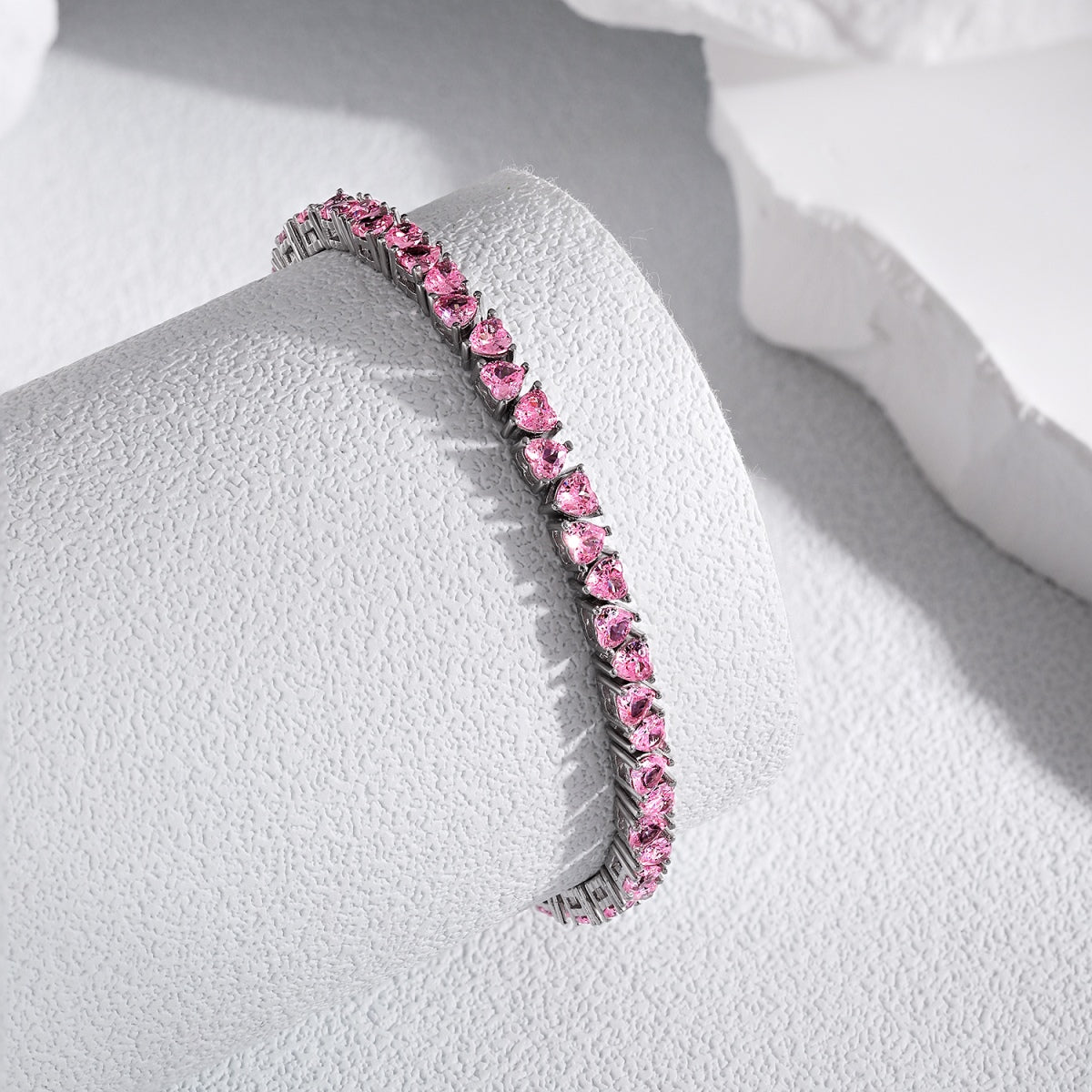 [Regalia Jewelry]Dazzling Romantic Heart Shape Lover Bracelet
