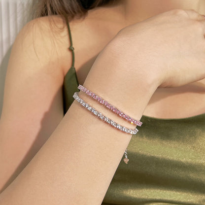 [Regalia Jewelry]Dazzling Romantic Heart Shape Lover Bracelet
