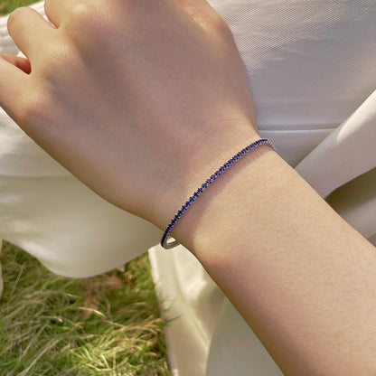[Regalia Jewelry]Radiant Colorful Round Cut Party Bracelet