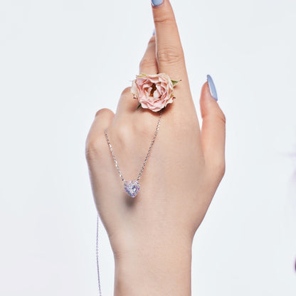 [Regalia Jewelry]Exquisite Heart Shape Necklace