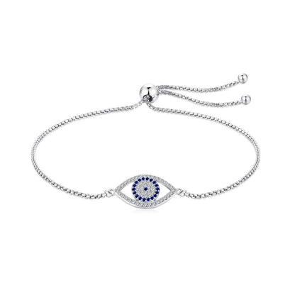 [Regalia Jewelry]Dazzling Eye Shape Necklace