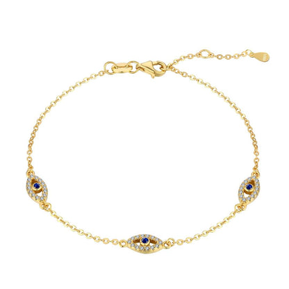 [Regalia Jewelry]Evil Eye Shape Pendent Necklace