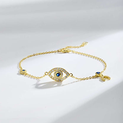 [Regalia Jewelry]Dainty Eye Shape Necklace