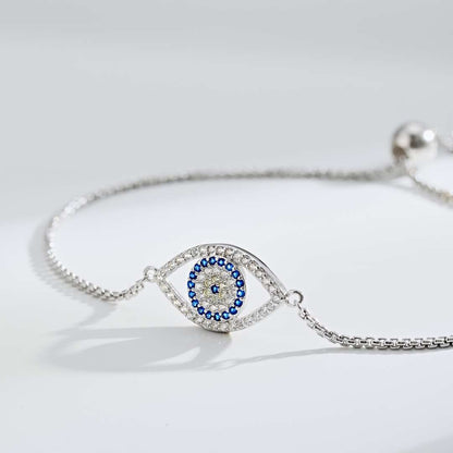 [Regalia Jewelry]Dazzling Eye Shape Necklace