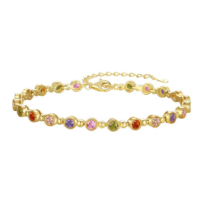 [Regalia Jewelry]Sparkling Exquisite Round Cut Party Bracelet
