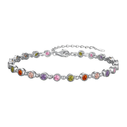 [Regalia Jewelry]Sparkling Exquisite Round Cut Party Bracelet