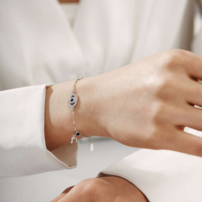 [Regalia Jewelry]Dainty Eye Shape Necklace