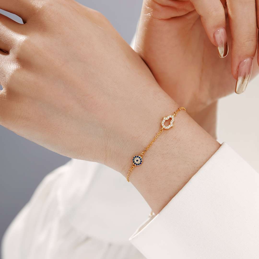 [Regalia Jewelry]Gost Shape & Round Shape Necklace