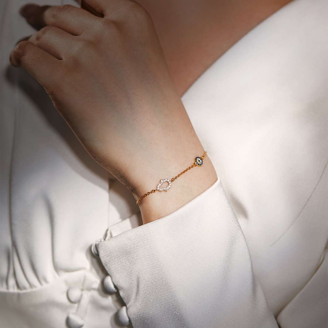 [Regalia Jewelry]Gost Shape & Round Shape Necklace
