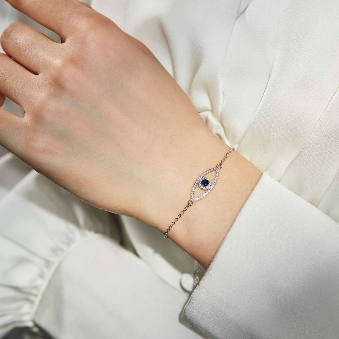 [Regalia Jewelry]Devil's Eye Hollow Design Bracelet