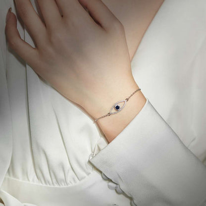 [Regalia Jewelry]Devil's Eye Hollow Design Bracelet