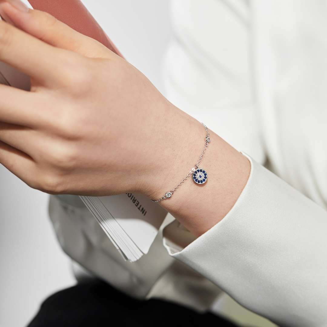 [Regalia Jewelry]Devil's Eye Round Shape Bracelet